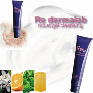 Photo image of the Re dermalab products for aging care.