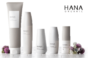 Photo image of the HANA products for aging care.